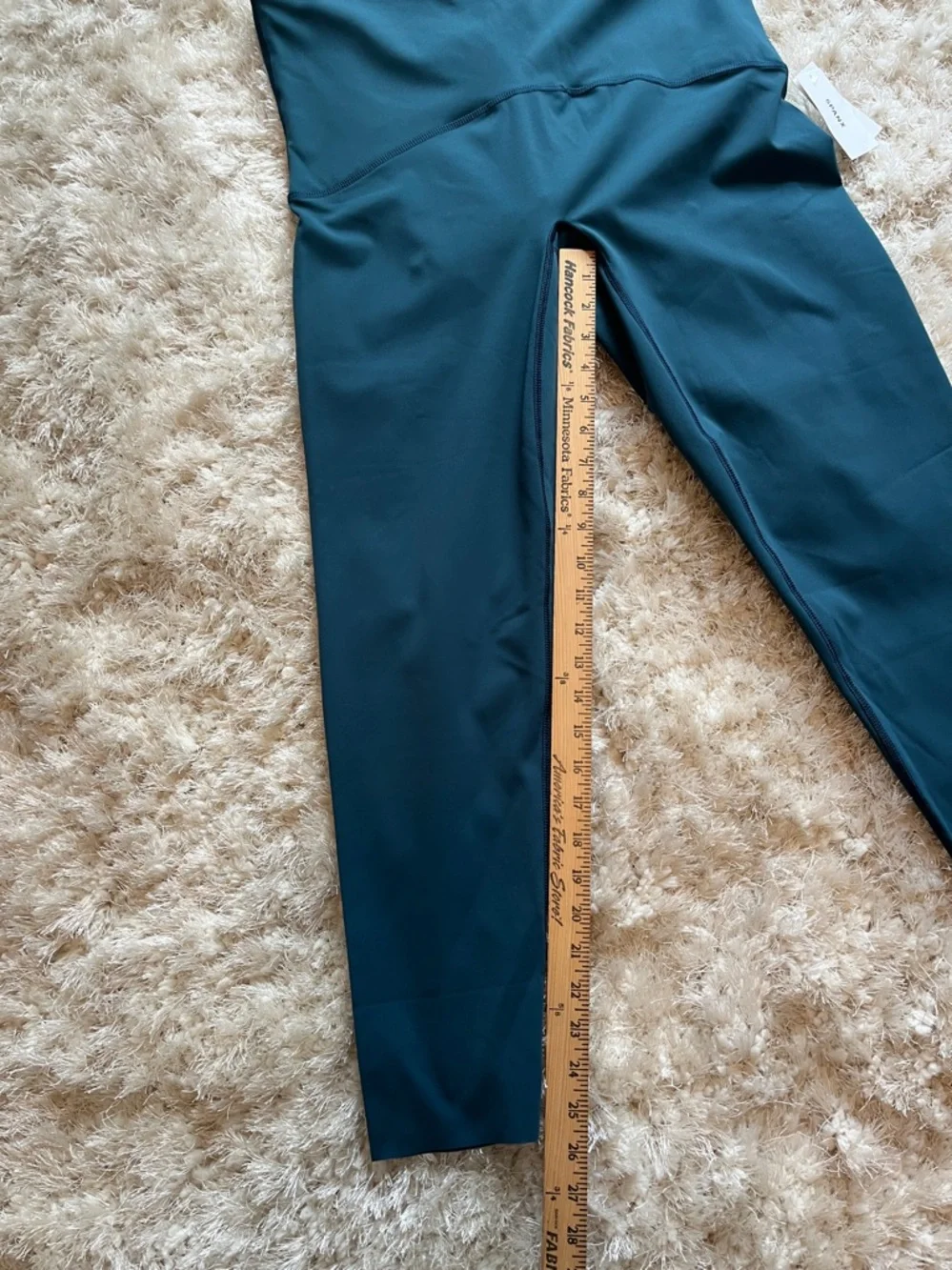 New! SPANX Booty Boost Full Length Leggings in Crystal Teal Size 1X NWT - Picture 12 of 13